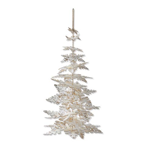 White Paper Snowflake Tree Decor Holiday Decorative Object