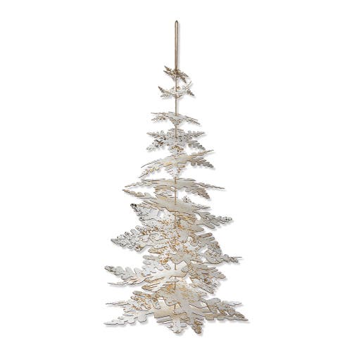 Tag White Paper Snowflake Tree Decor Holiday Decorative Object In White