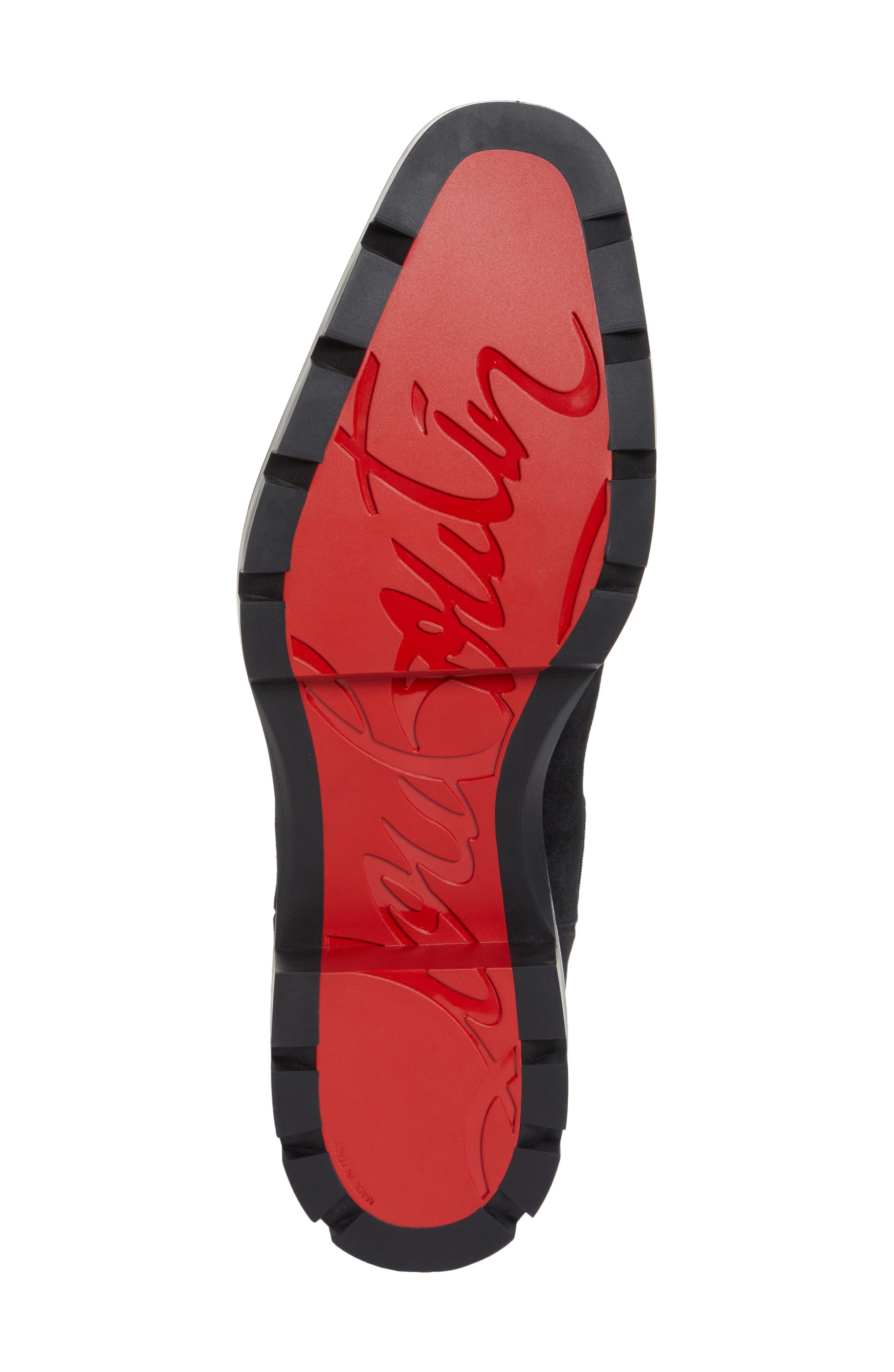 Christian Louboutin Alpinsol Chelsea Boot, Alternate, color, Bk01-Black