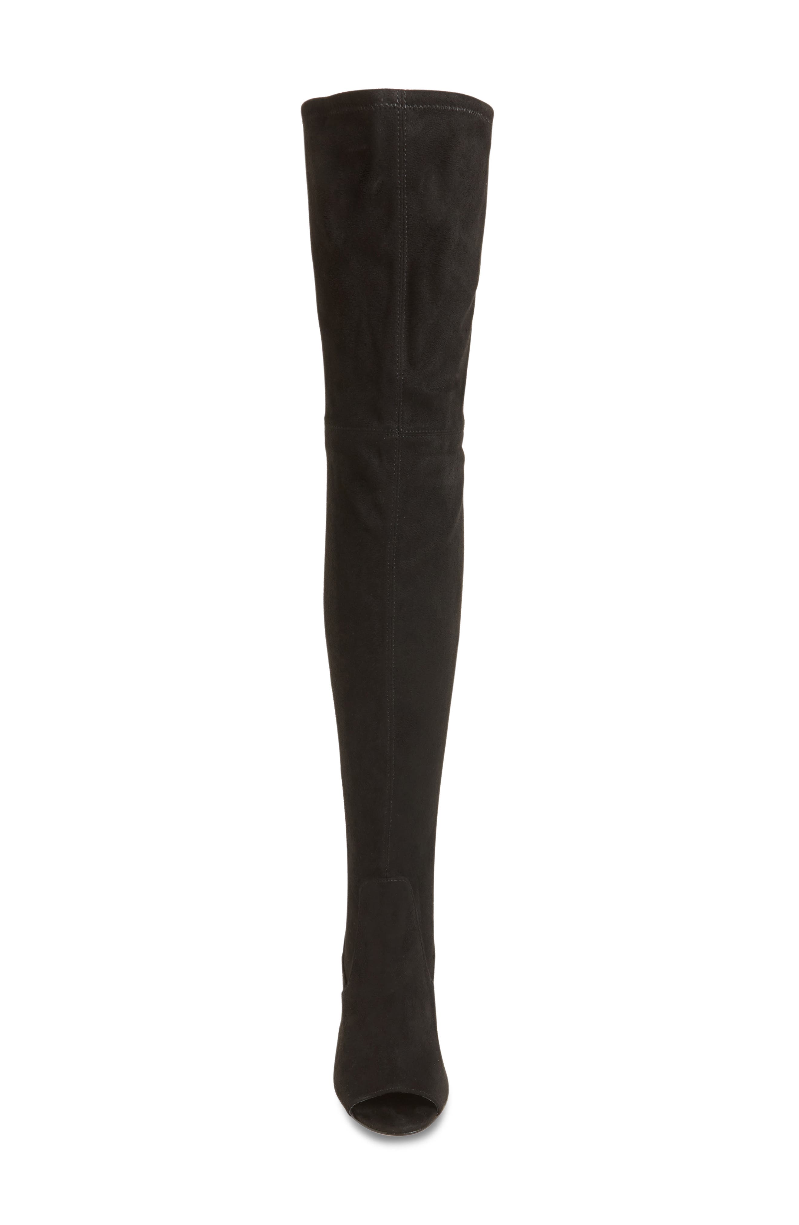 Steve Madden Elliana Over the Knee Open Toe Boot, Alternate, color, 