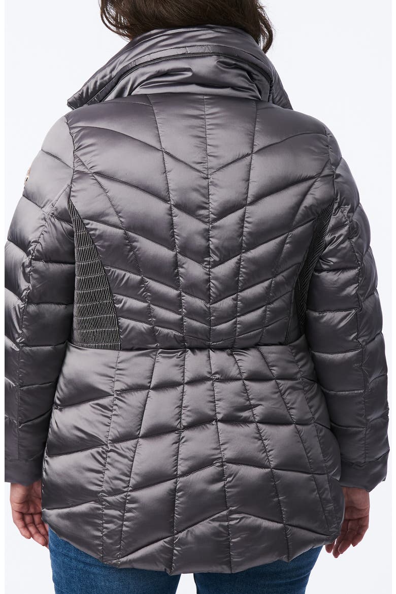 Ecoplume™ Lust Packable Icon Jacket, Alternate, color, CHARCOAL