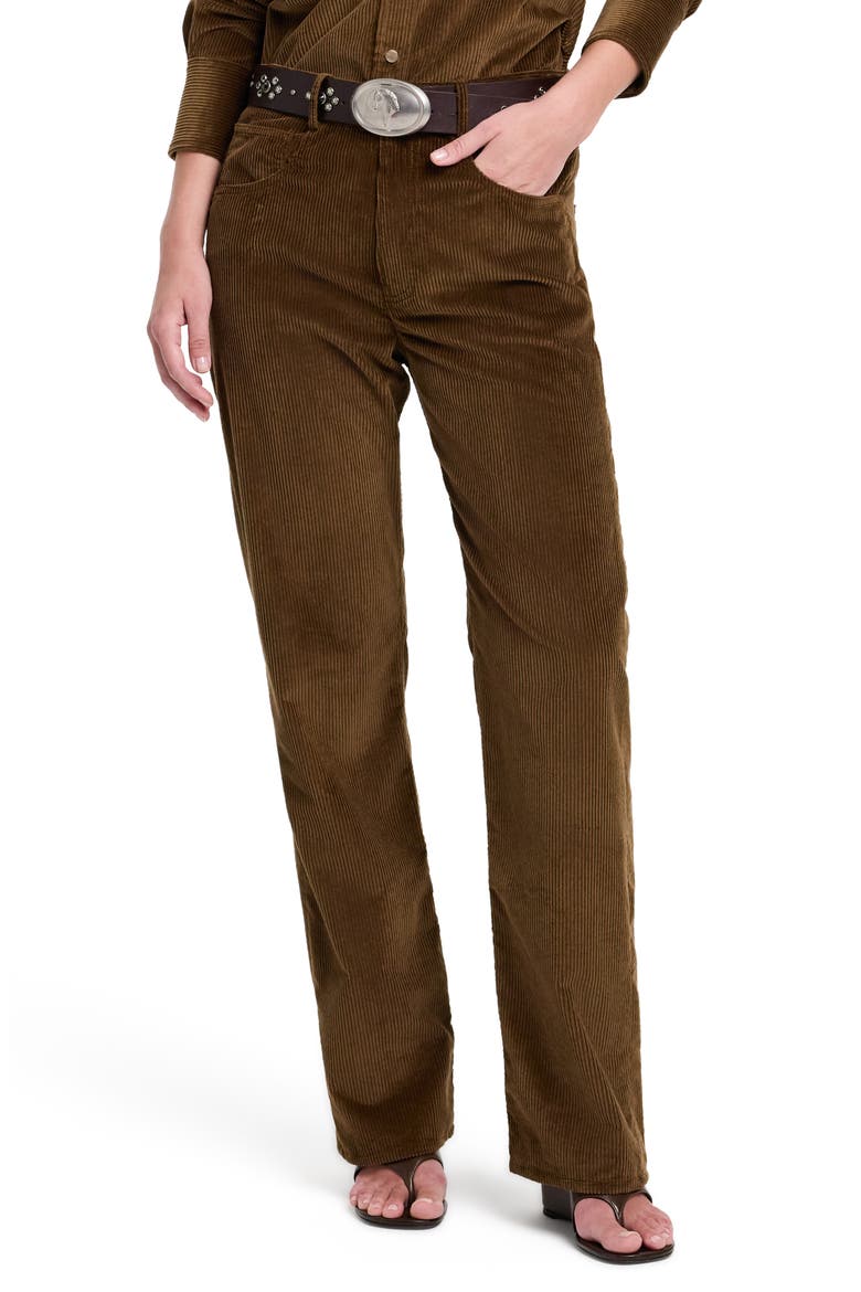 Kent Straight Leg Corduroy Pants, Main, color, PINECONE