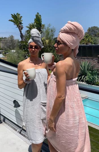 Spa Wrap & Scrunchie Set $74 Value
