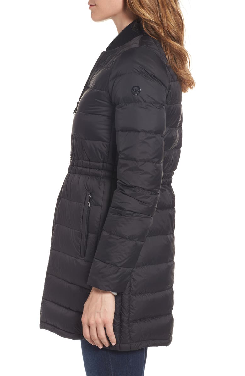 MICHAEL Michael Kors Packable Knit Trim Anorak, Alternate, color, 