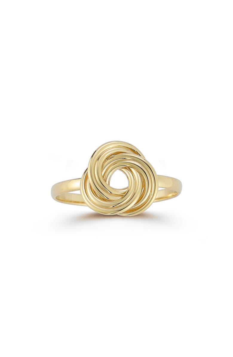 Ember Fine Jewelry Love Knot Ring, Main, color, Gold
