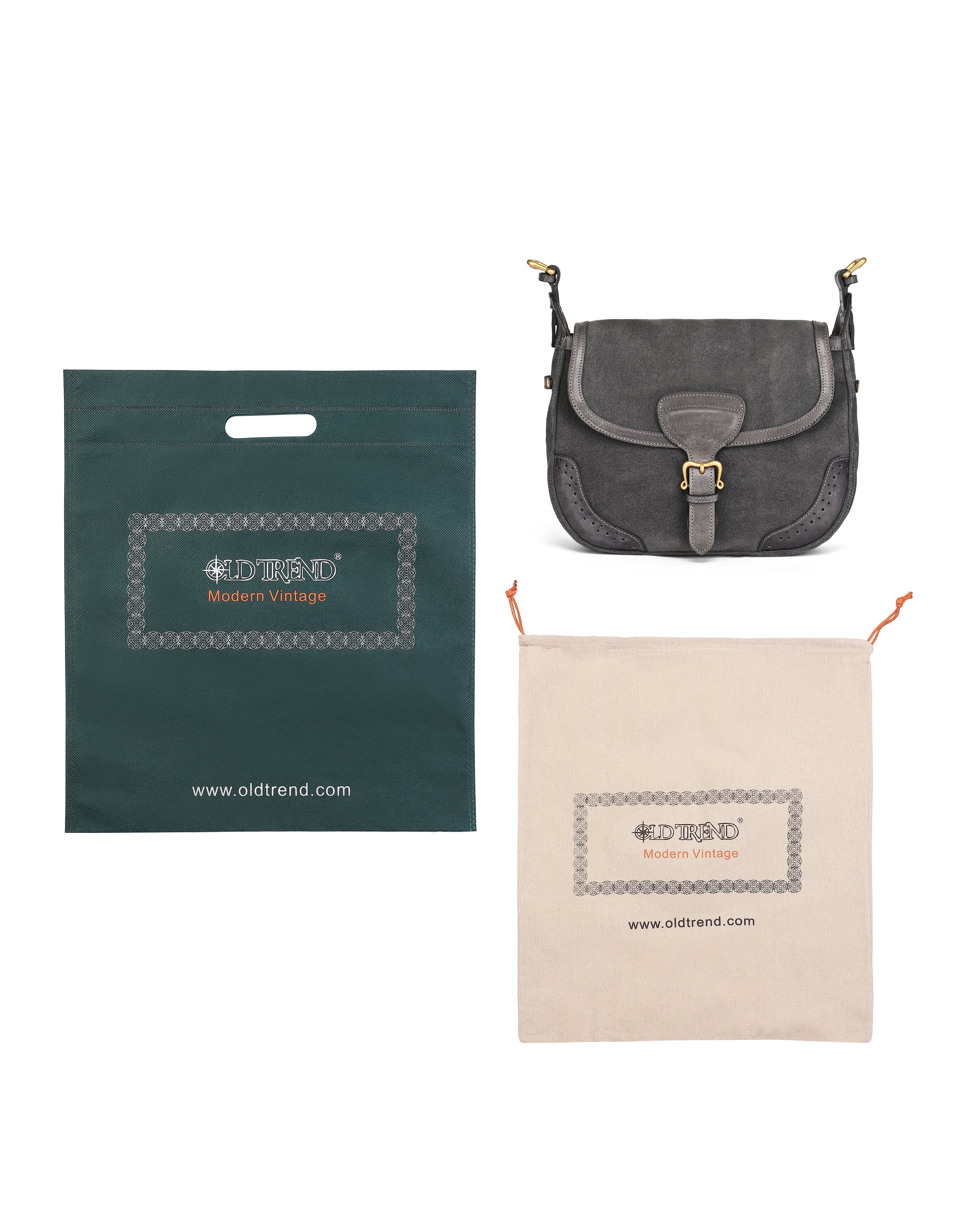 OLD TREND Camellia Genuine Leather Structured Mailbag, Alternate, color, Slate