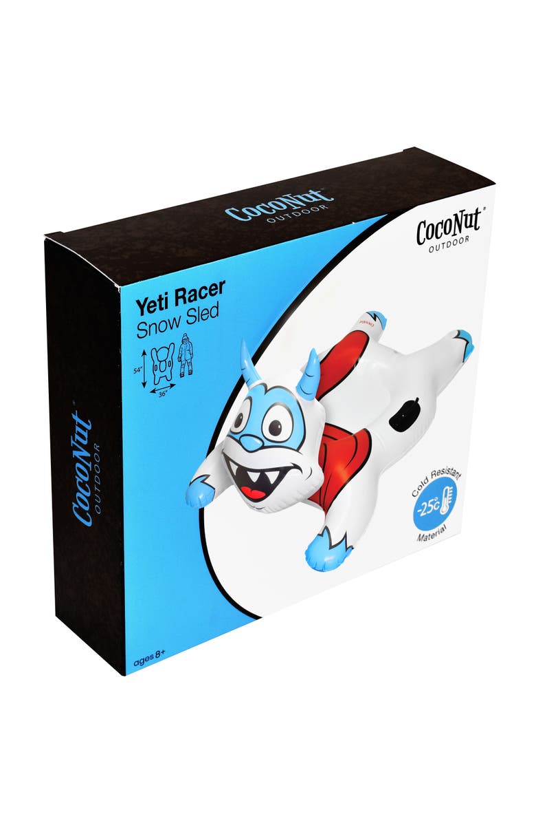 Coconut Outdoor Yeti Racer 54X36" Snow Sled 8+, Alternate, color, Multicolored