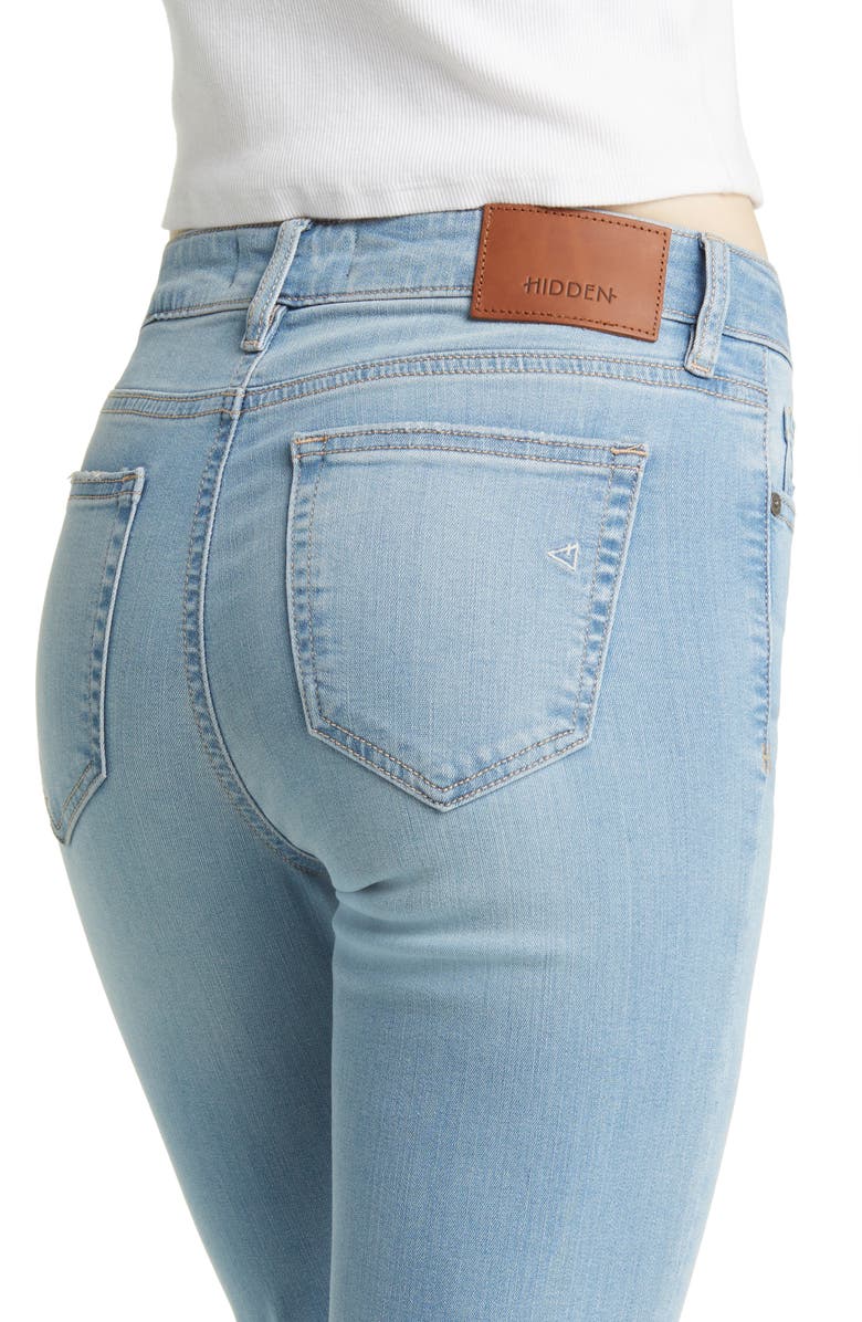 HIDDEN JEANS Distressed Flare Jeans, Alternate, color, 