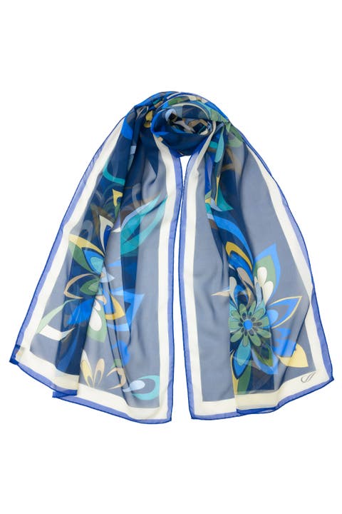 Liana - Long Silk Scarf for Women