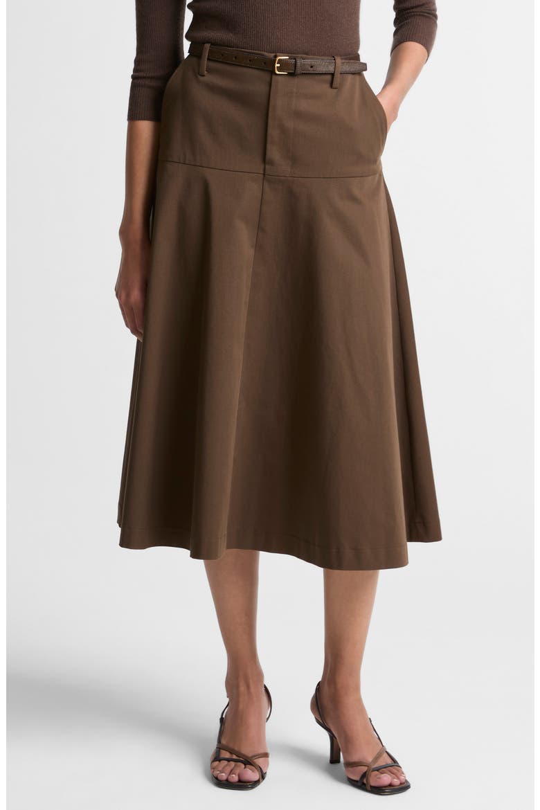 Utility Flare Midi Skirt video