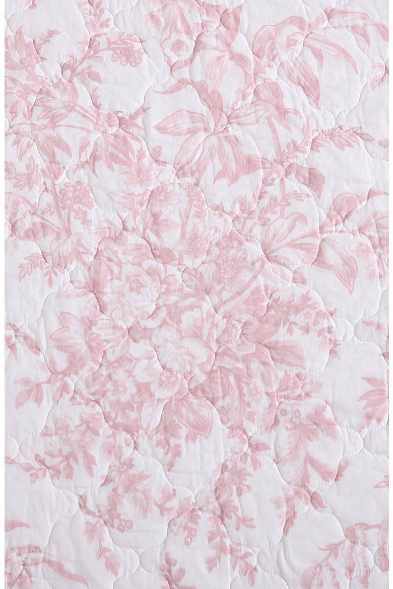 Bedford Quilt & Sham Set, Alternate, color, PALE PINK/ WHITE