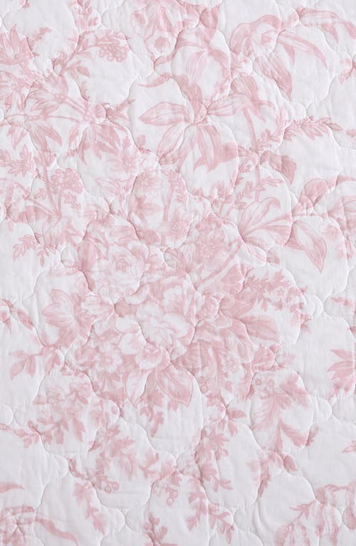 Laura Ashley Bedford Quilt & Sham Set In Pink