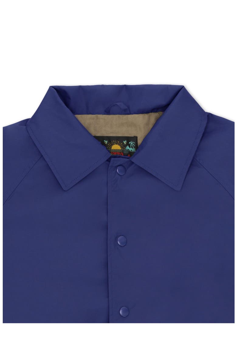 Coach Nylon Jacket, Alternate, color, INDACO