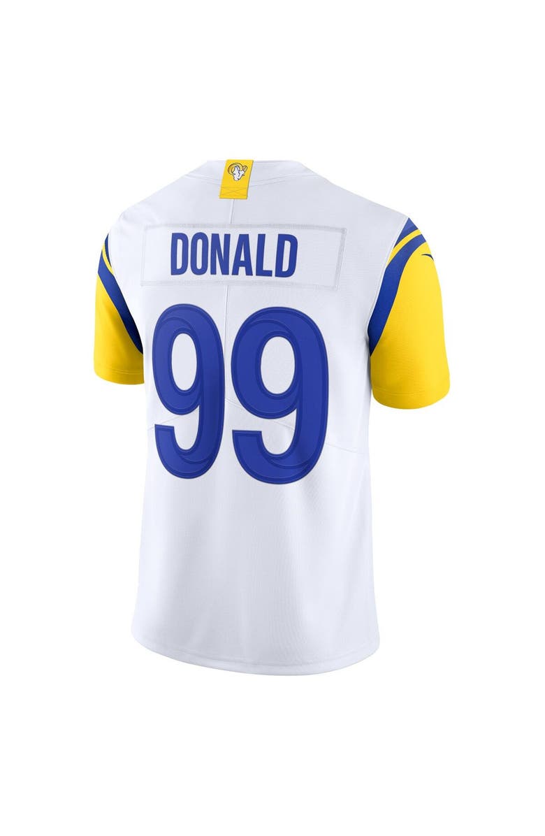 Nike Men's Nike White Aaron Donald Los Angeles Rams Alternate Vapor Limited Jersey, Alternate, color,