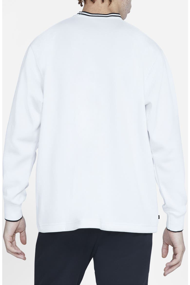 Nike Dri-FIT Long Sleeve T-Shirt, Alternate, color, SUMMIT WHITE/ BLACK