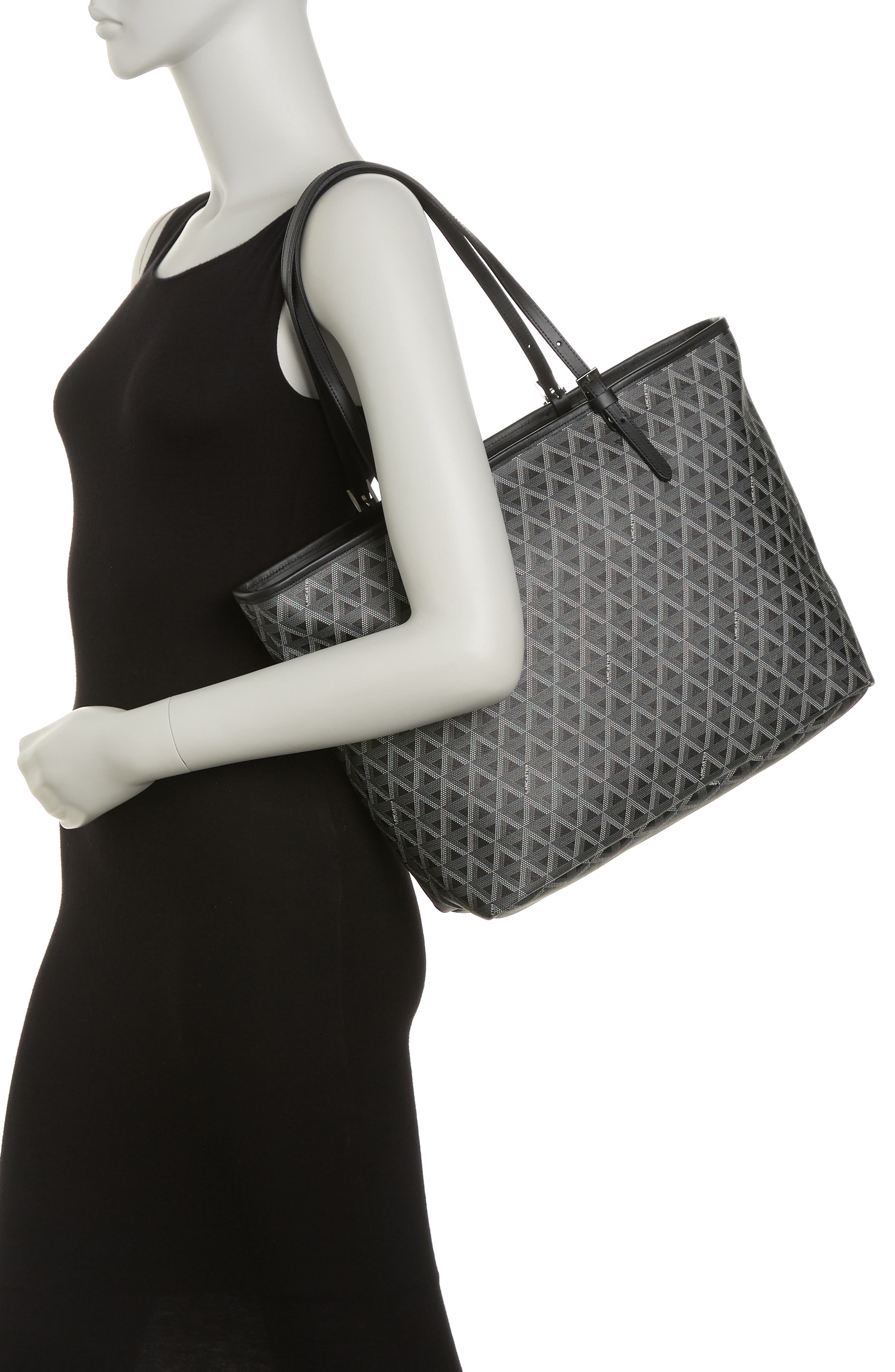 LANCASTER PARIS Ikon Medium/Large Print Tote Bag, Alternate, color, 