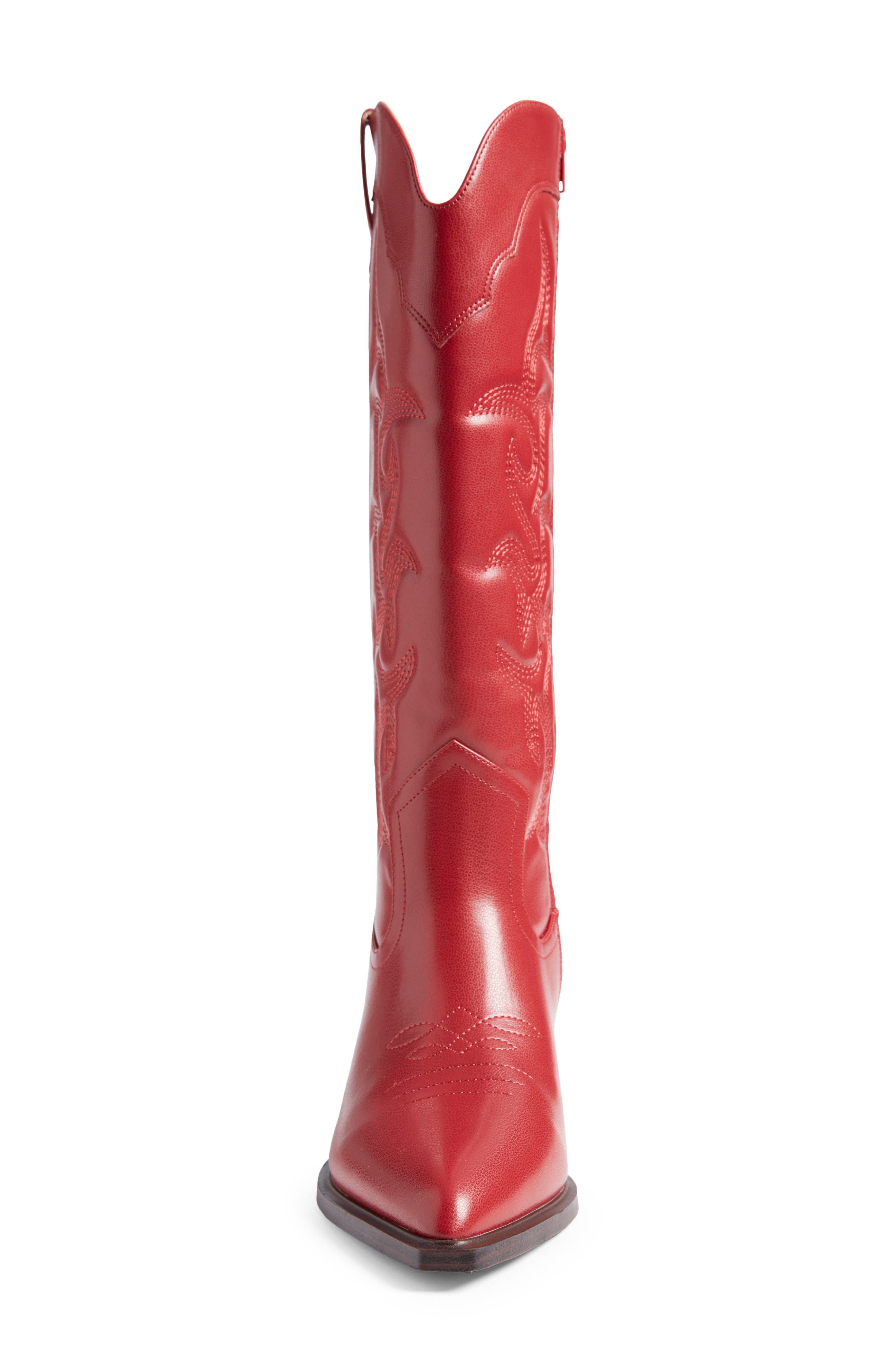 Rory Western Boot, Alternate, color, RED CRIMSON