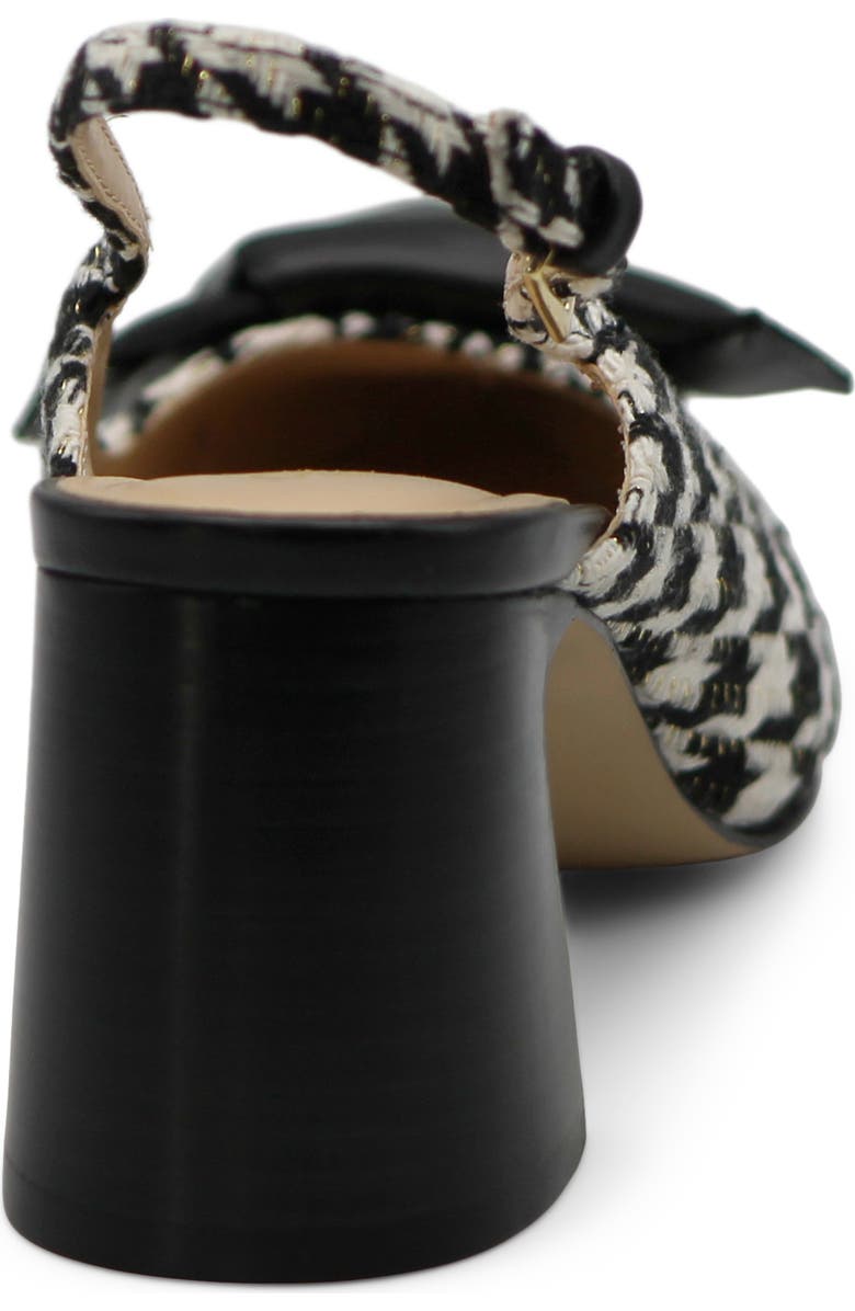 Charles by Charles David Aerinne Slingback Pointed Toe Pump, Alternate, color, Black Off White