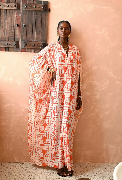 Flaunt Archive Mila Gradient Caftan In Multi