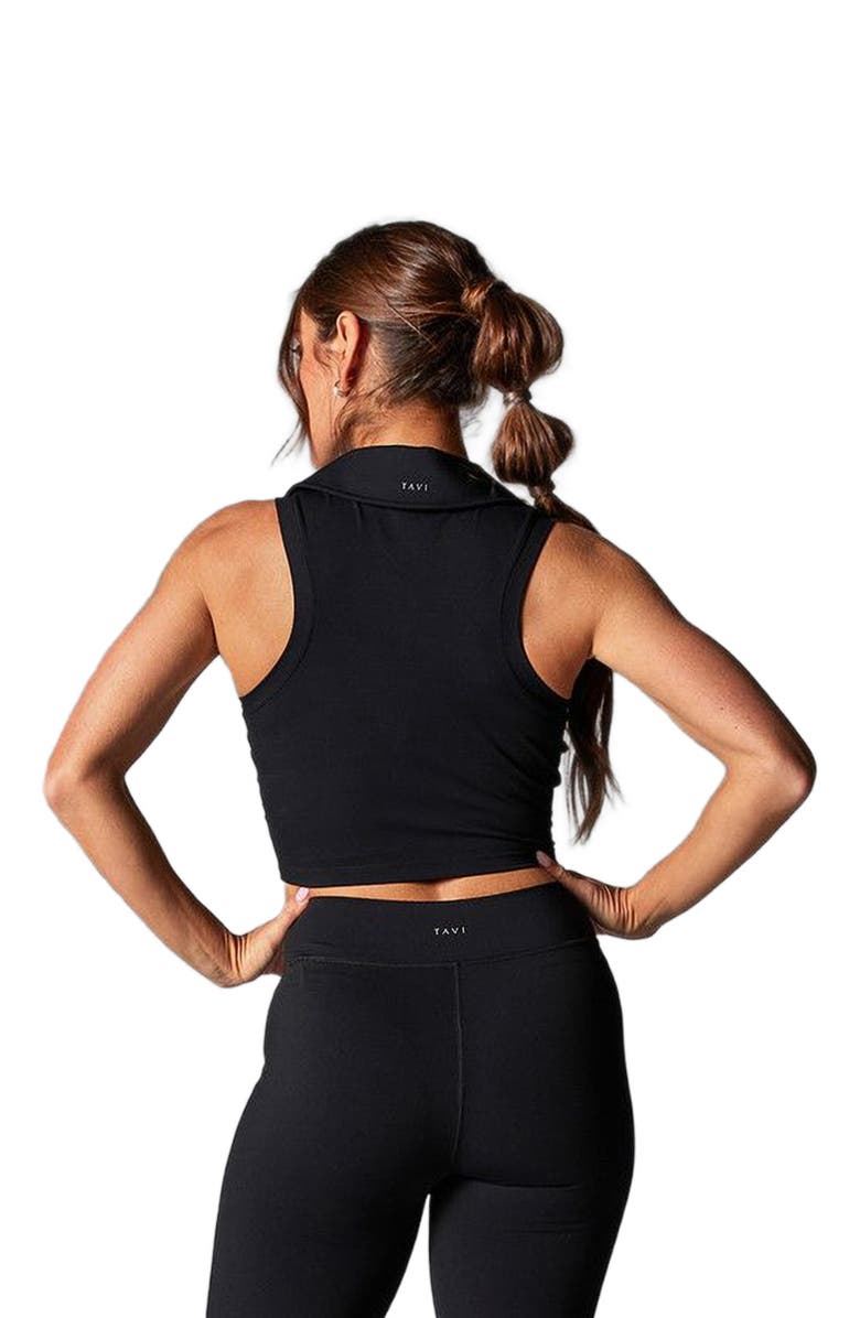 Tavi Polo Tank, Alternate, color, Ebony