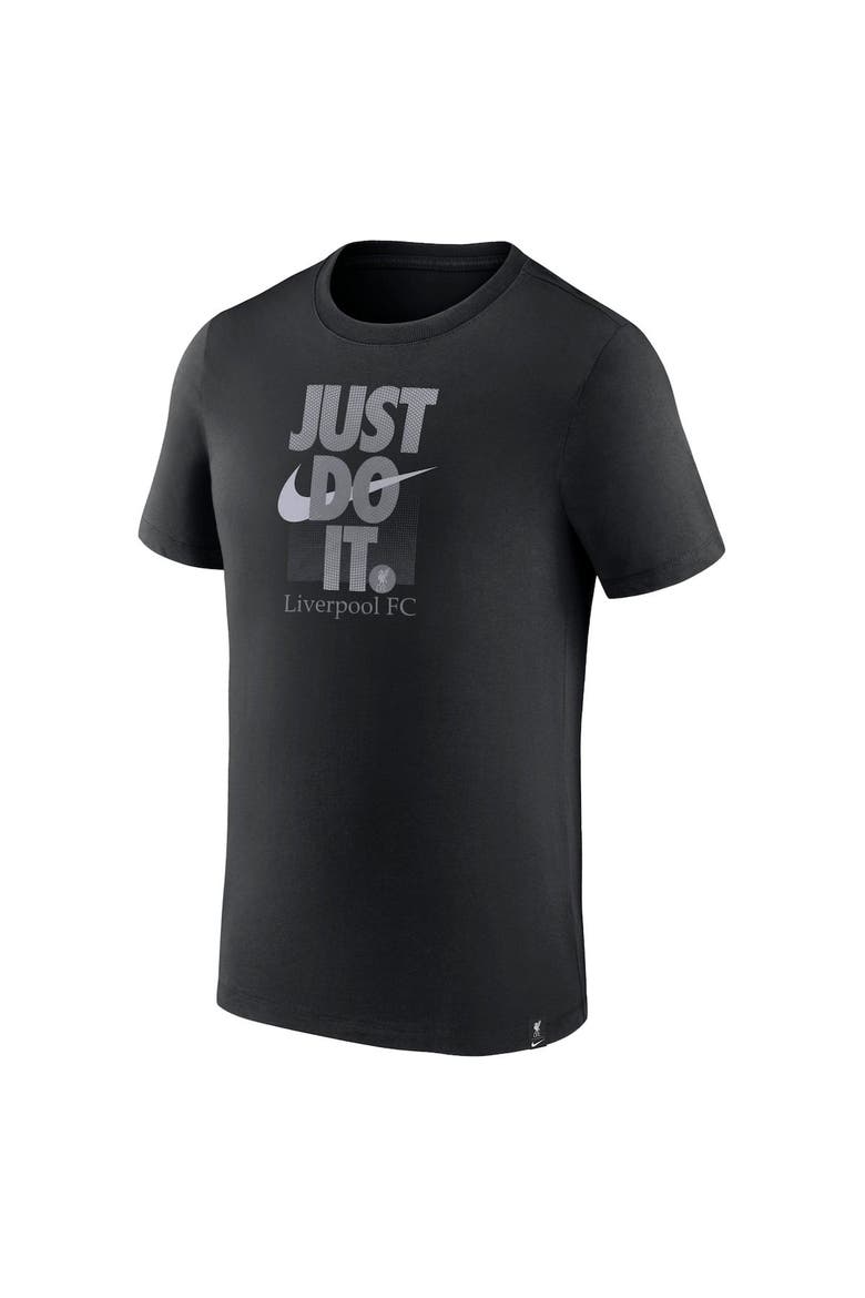 Men's Nike Black Liverpool Just Do It T-Shirt, Alternate, color, Black