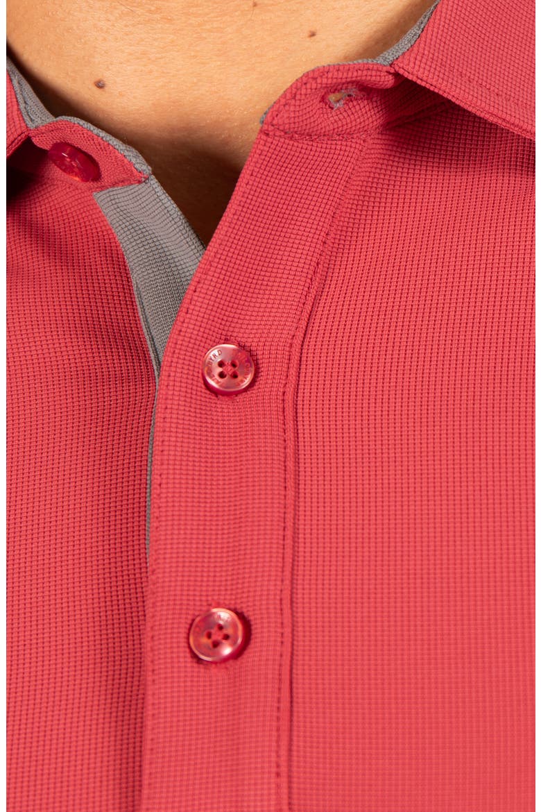 Micro Grid Performance Polo, Alternate, color, SUNWASHED RED
