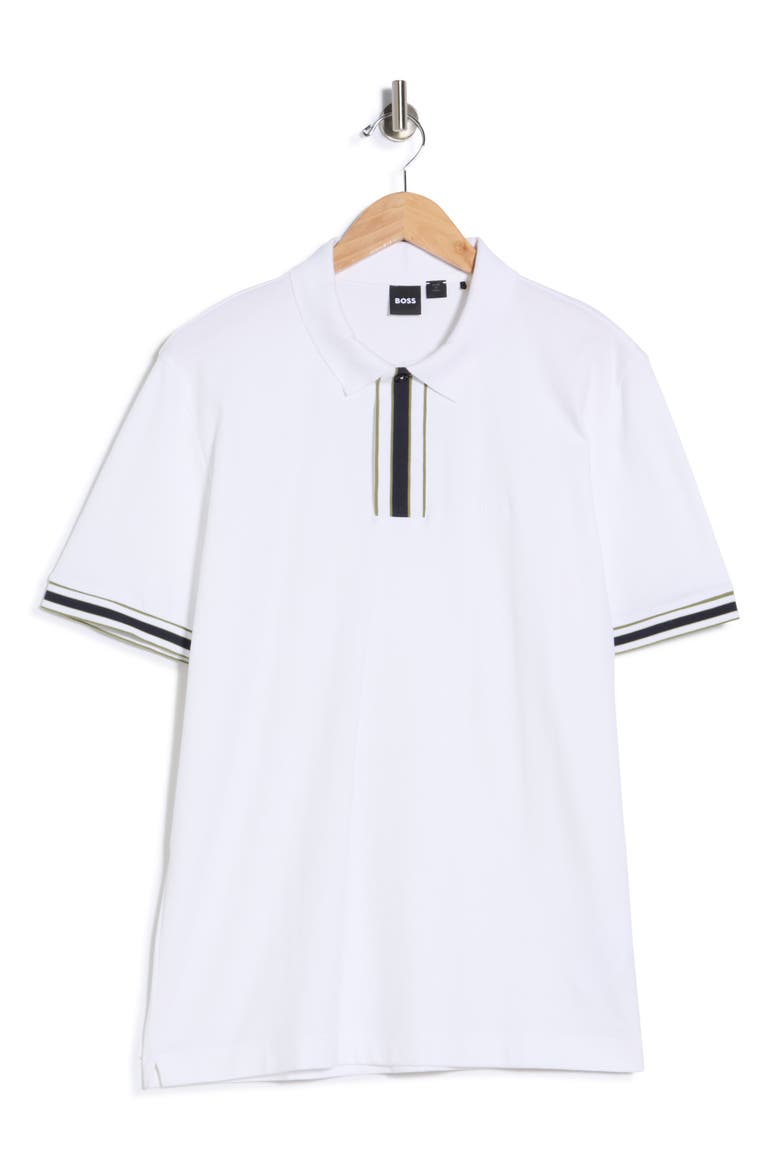 Parlay Cotton Knit Polo, Alternate, color, WHITE