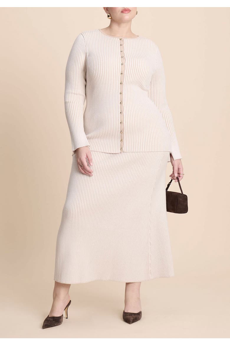 Longline Button Up Cardigan, Alternate, color, JET STREAM