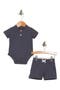 Kids' 2-Piece Bodysuit & Knit Shorts Set
