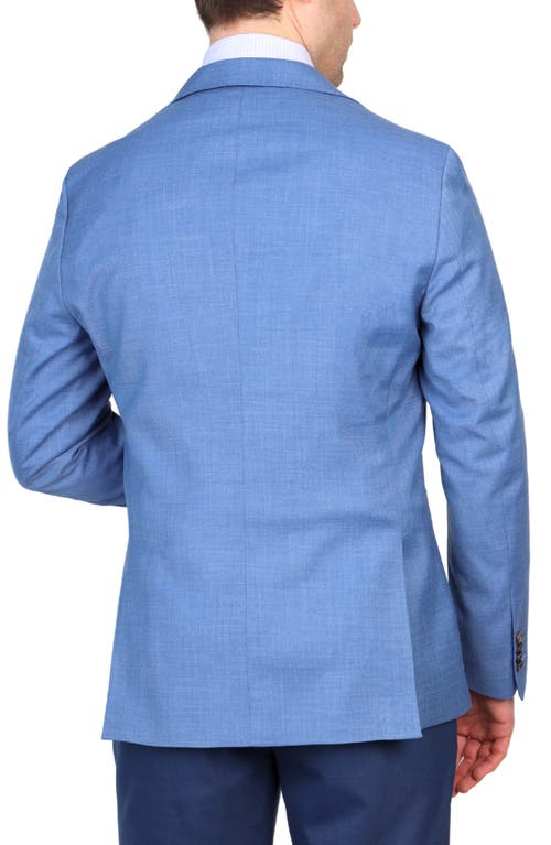 Tailorbyrd Cross Dyed Sport Coat In Steel Blue
