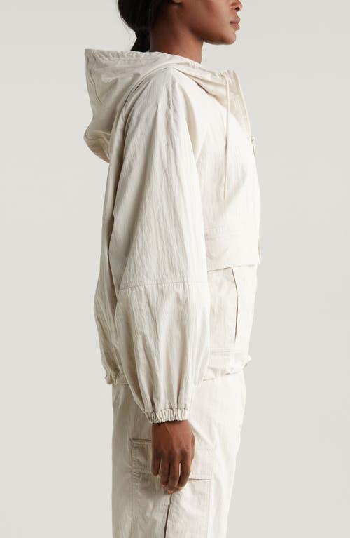 Zella Boundless Hooded Jacket In Grey Moonbeam