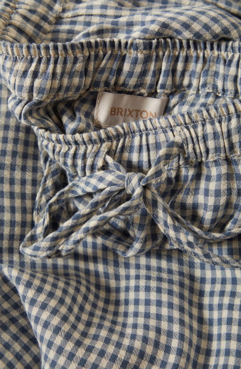 Brixton Hudson Lounge Pants, Alternate, color, Azure Blue Gingham