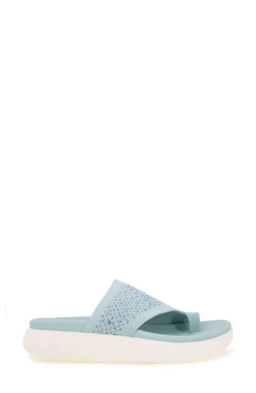 Reaction Kenneth Cole Teffi Knit Platform Sandal In Light Blue Knit