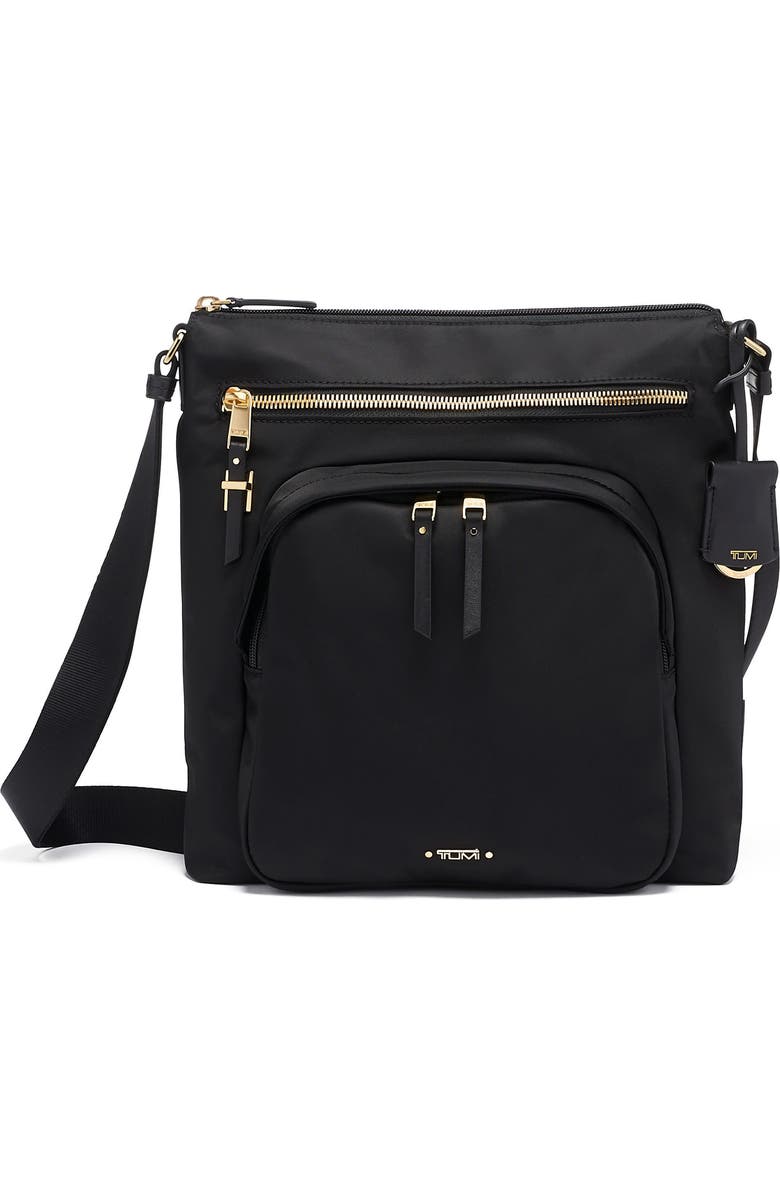 TUMI Voyageur Carmel Nylon Crossbody Bag, Main, color,
