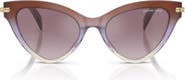 Michael Kors Roanoke 52mm Gradient Cat Eye Sunglasses