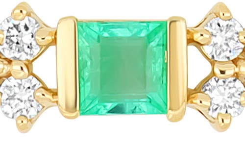 Bony Levy El Mar Emerald & Diamond Pendant Necklace In 18k Yellow Gold