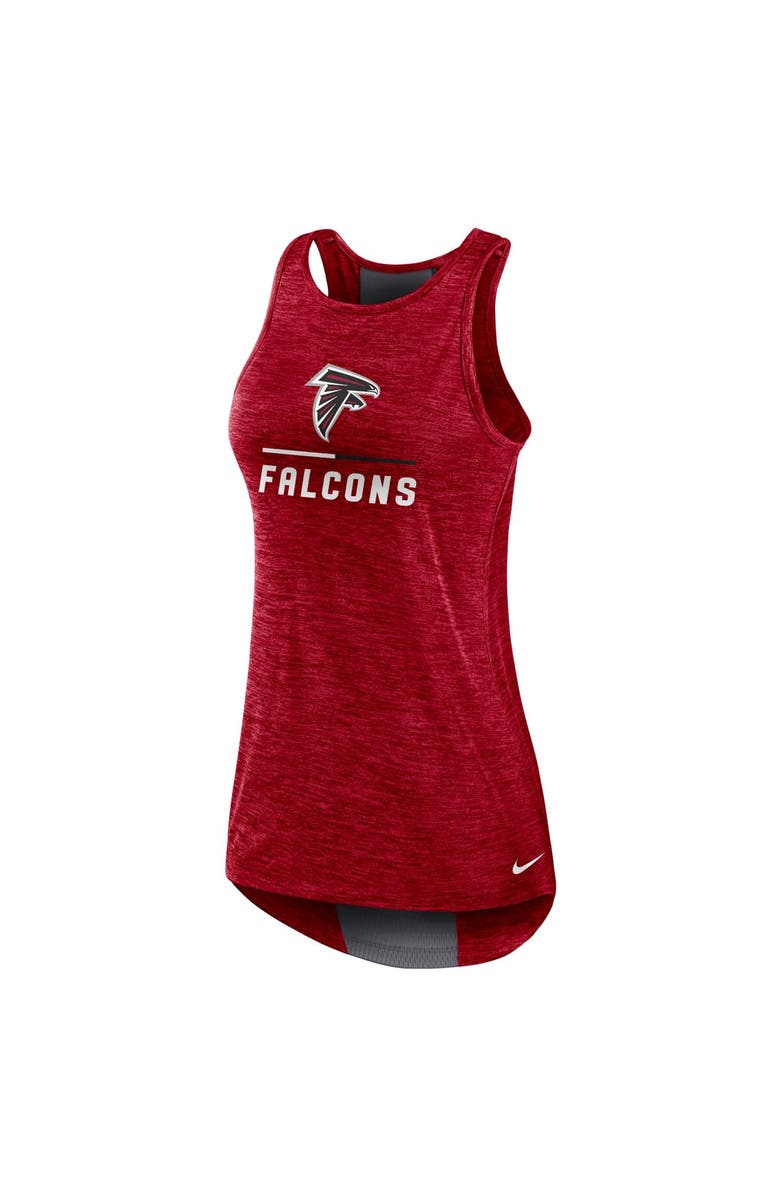 Nike Women's Nike Red Atlanta Falcons High Neck Performance Tank Top, Alternate, color, 