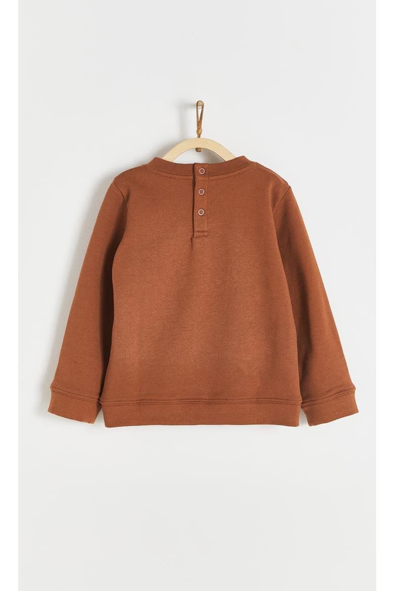Sweatshirt Lenny Leaves for Toddler, Alternate, color, BROWN