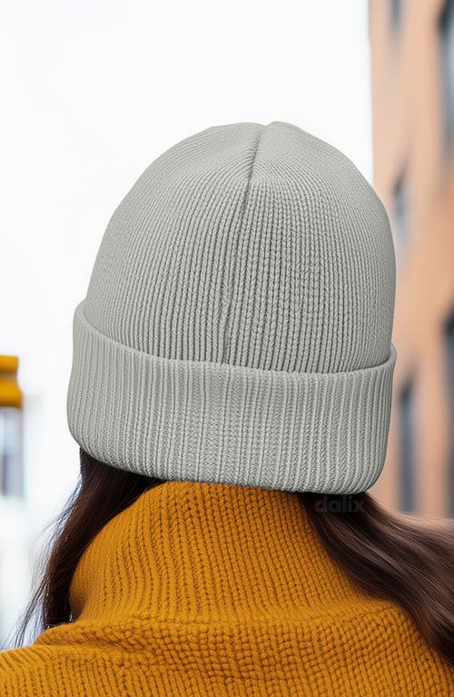 Dalix Espresso Martini Beanie Cap In Gray