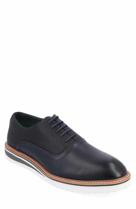 VANCE CO Weber Plain Toe Vegan Leather Oxford