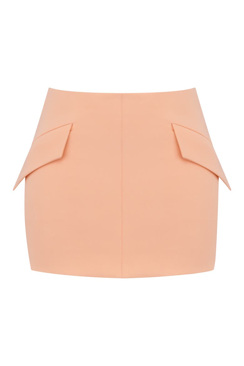 Collin Pocket Miniskirt, Alternate, color, PEACH NECTAR