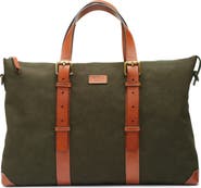 Bosca Arno Slim Recycled Nylon & Leather Tote