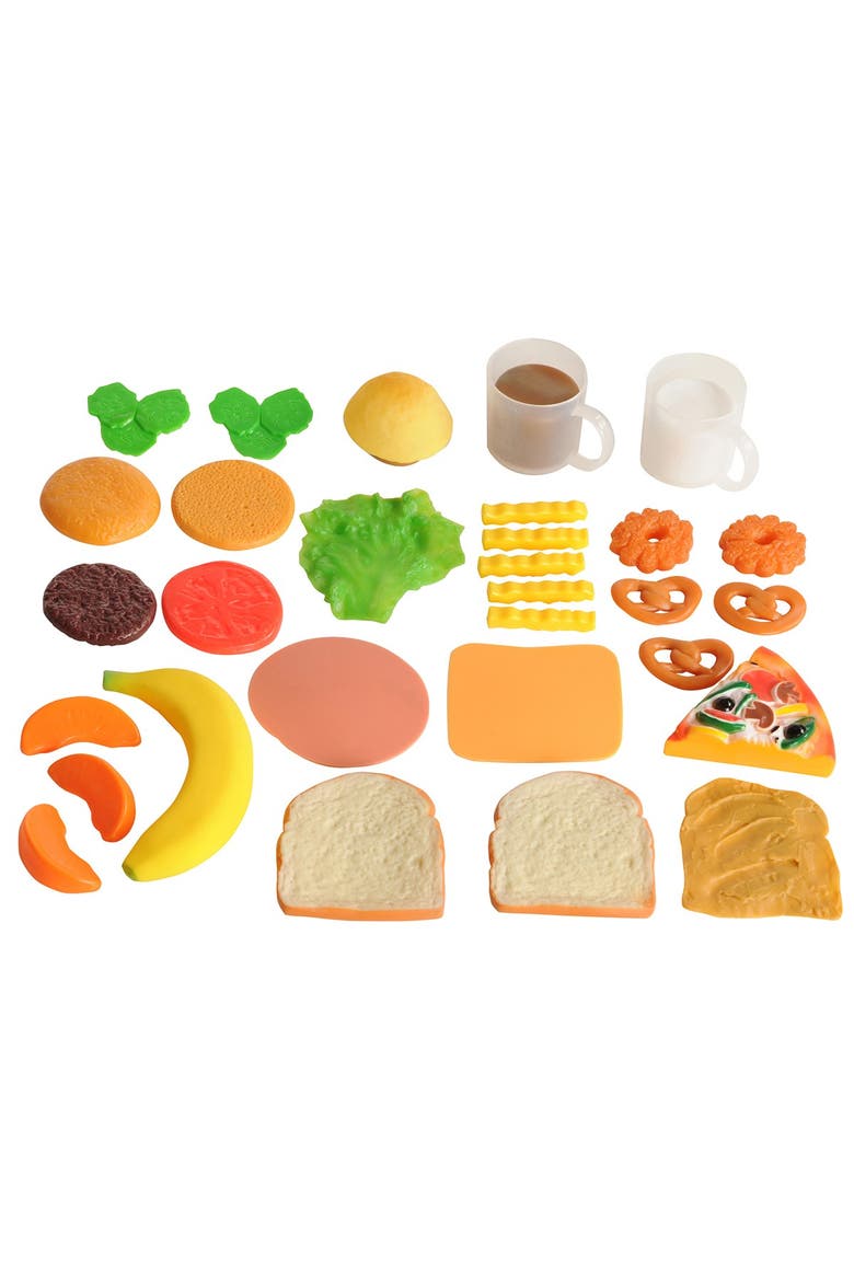Life-size Pretend Play Lunch Meal Set - 32 Pieces, Alternate, color, Multicolored