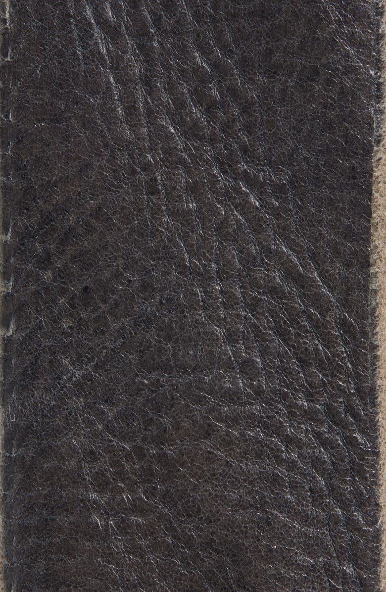 OUR LEGACY Braided Leather Belt, Alternate, color, Soft Coal/ Torn Bovine