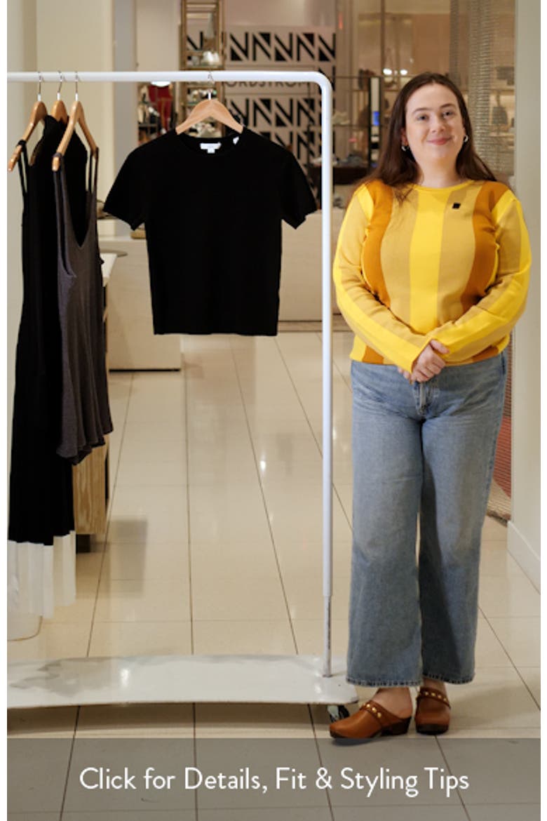Wool & Cashmere Blend Crewneck Sweater video