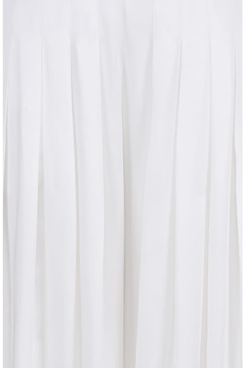 Alina Pleated Wide Leg Pants, Alternate, color, WHITE