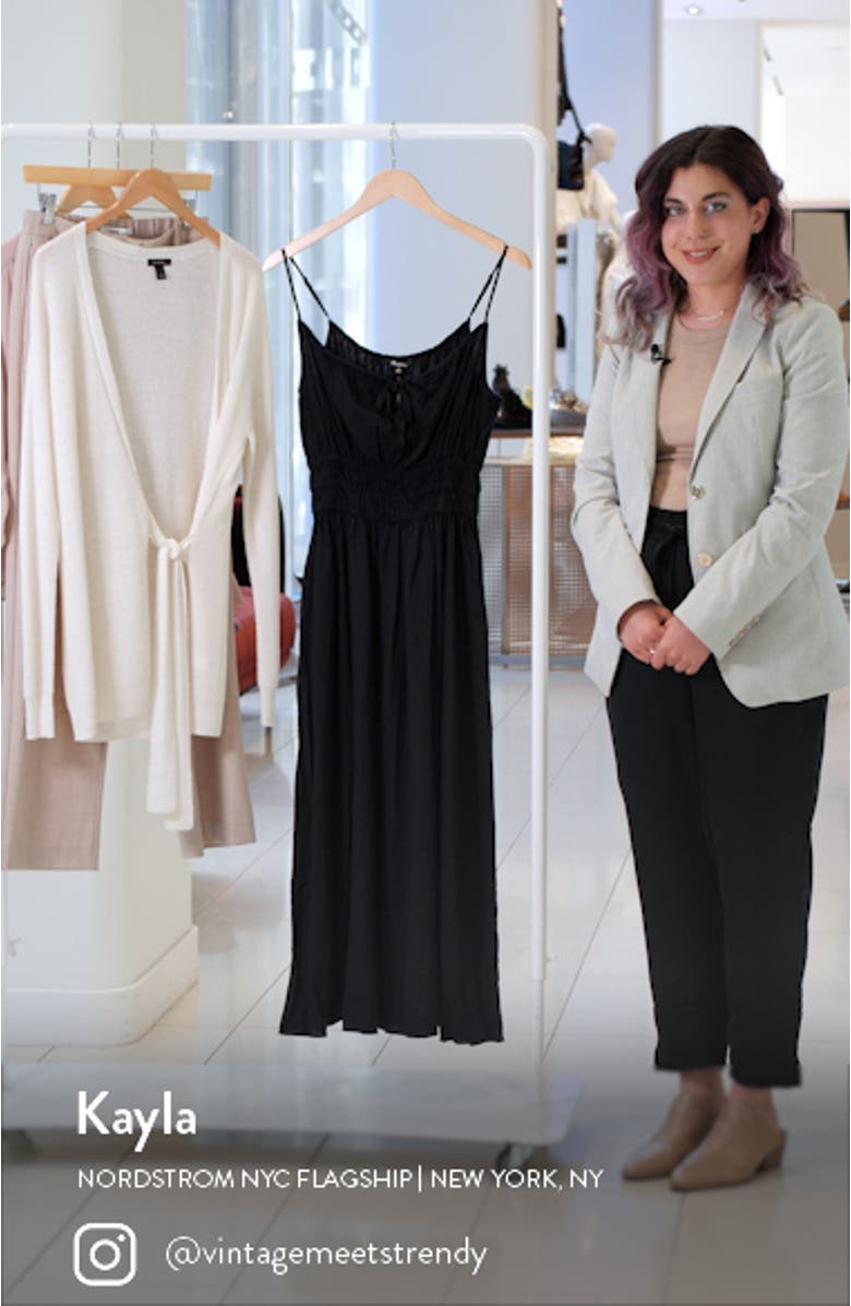 Hartford Shirred Waist Midi Dress, sales video thumbnail