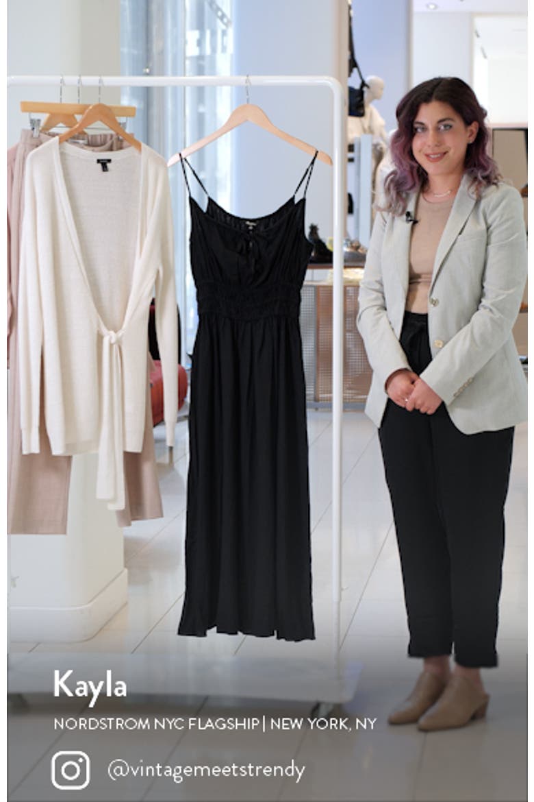Hartford Shirred Waist Midi Dress video