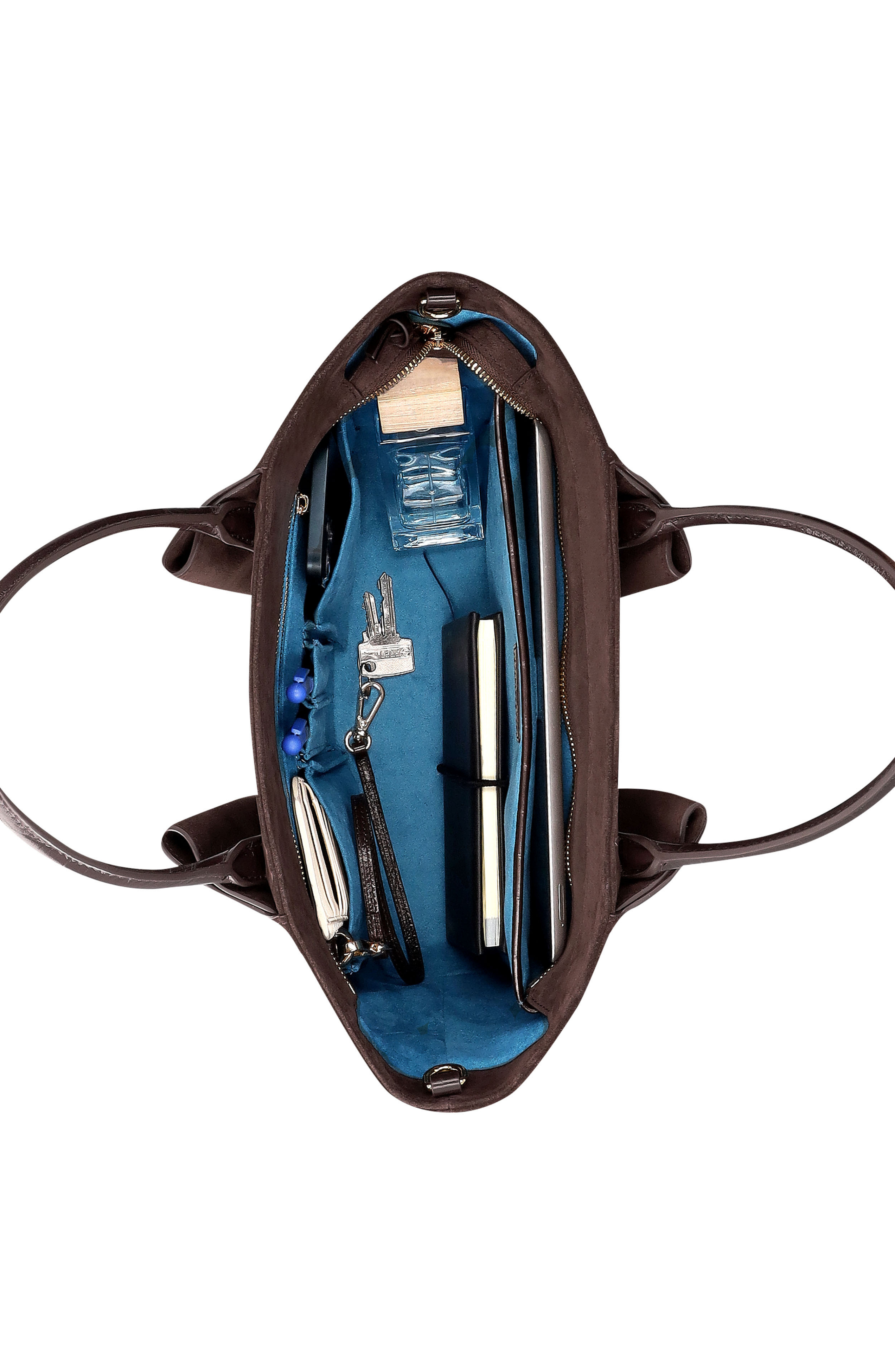 Mini Horizon Leather Crossbody Bag, Alternate, color, Espresso