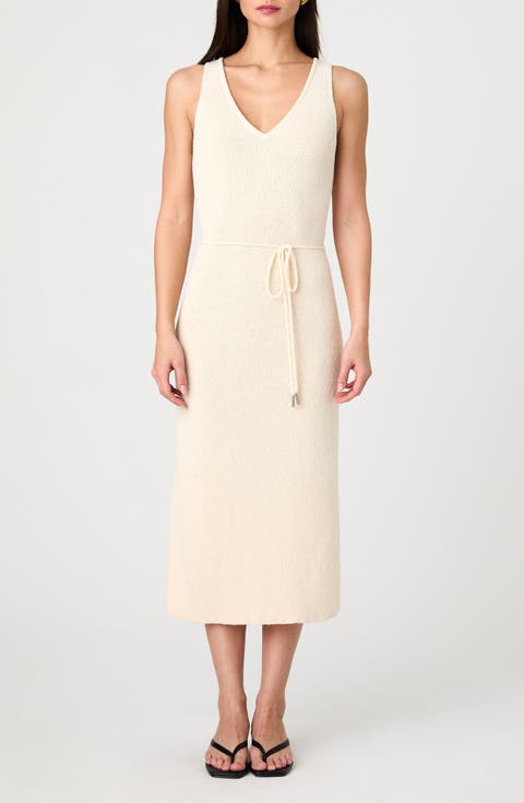 Terry Cloth Midi Dress
